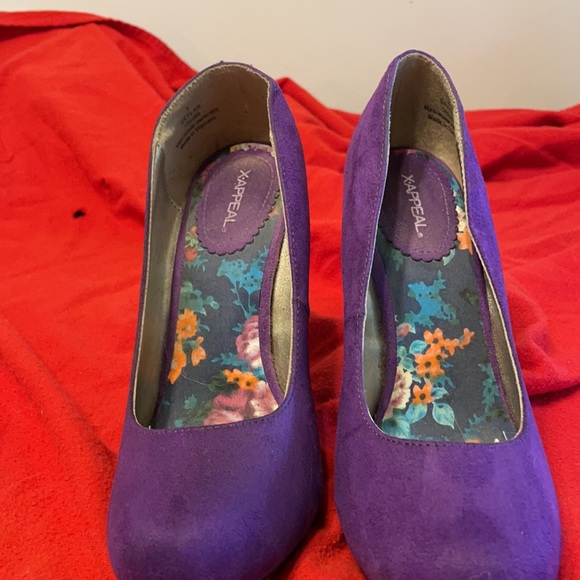 Purple Suede 5” Stilettos - Picture 8 of 10